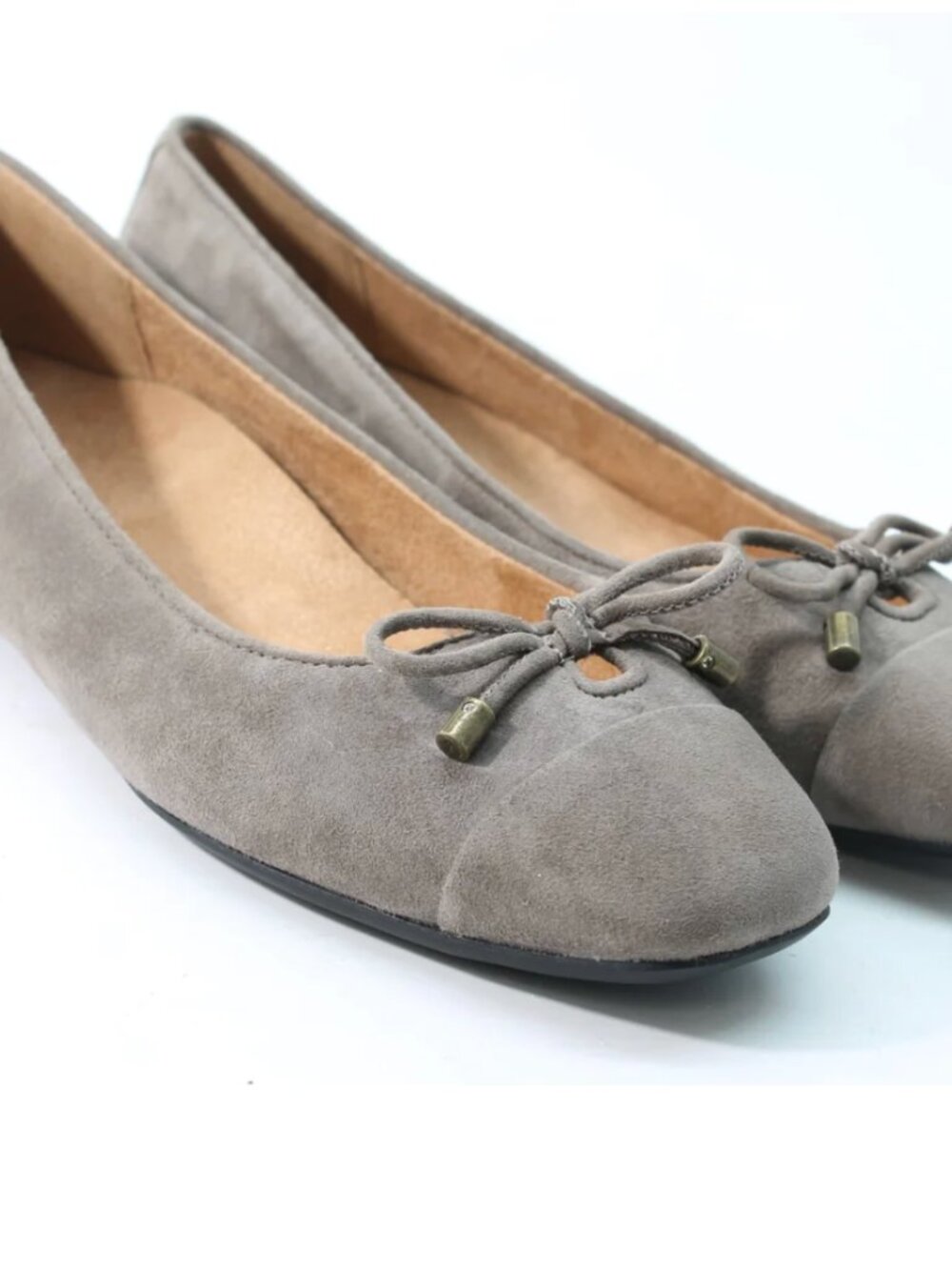 Vionic Women's Klara Ballet Flat Driftwood Size 9